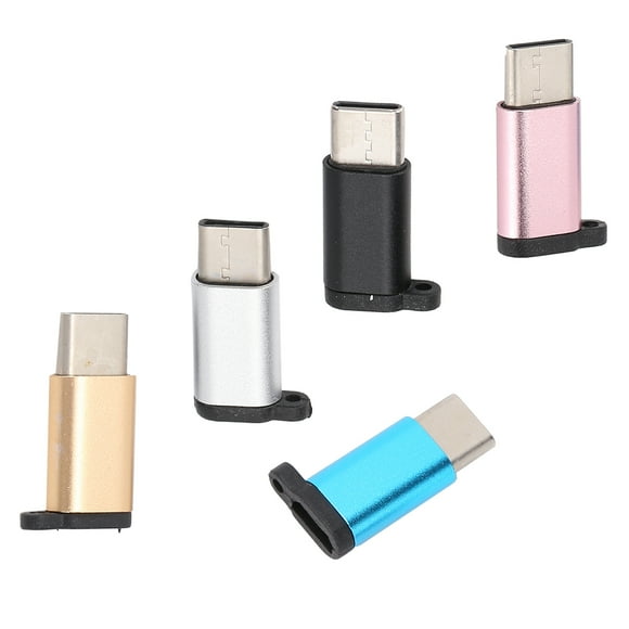 Type C, Compact Portable Keyhole Design Convenient Practical Micro USB To USB C Small Lightweight For