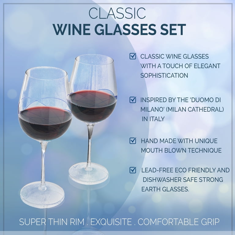 best white wine glasses Crescendo 13oz Chardonnay White Wine Glasses (Set of 4)