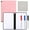 Pink, variant on Portable Small Whiteboard,Happon 1 Pack Dry Erase Whiteboard, Reusable Drawing Notebook,Portable Dry Erase Board for Memo, Office Home Supplies Desk Accessories