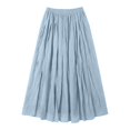 thumbnail image 5 of CAIXIA Flowy Skirts for Women Boho Casual Floral Soft & Lightweigh Women's Chiffon Elastic Waist Pleated Flared Maxi Skirts, 5 of 6