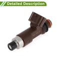thumbnail image 4 of Inyector de combustible No.16450-MEL-003 para Honda CBR1000RR 2005-2007, boquilla de combustible marrón, 1 Pc, 4 of 7