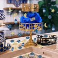 thumbnail image 4 of 200PCS Eid Mubarak Table Confetti, Navy Blue Mosque Lantern Glitter Gold Eid Mubarak Crescent Moon Stars Confetti for Eid Celebrations Party Decorations Ramadan Mubarak Home Decor, 4 of 7