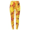thumbnail image 4 of WAYUTE Women's Leggings High Waisted Printed Exercise Training Stretchy Fit Tights for Ladies Gym Fitness XS, 4 of 5