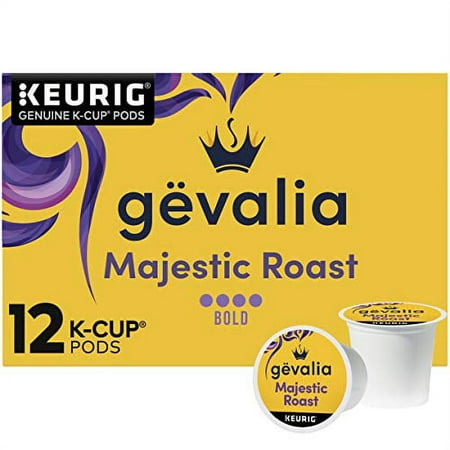 Gevalia Majestic Roast Bold Dark Roast Kâ€Cup Coffee Pods (12 ct Box)