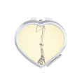 thumbnail image 1 of Miroir de Poche portable Grossissant Main b Bras Cœur, 1 of 3