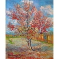 thumbnail image 3 of Van Gogh, Vincent 20x24 Black Modern Framed Museum Art Print Titled - Pink Peach Tree In Blossom, 3 of 5