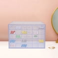 thumbnail image 4 of 120 Compartments Nail Art Organizer, 5 Tier Clear Acrylic Storage Box with Drawers for Nail Gems, Glitters, Sequins | Dust-Proof Jewelry & Craft Organizer for Salon & Home, 4 of 14