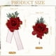 thumbnail image 2 of Conjunto de Corsage de Muñeca Roja y Boutonnieres Uxcell, Corsage de Flores Artificiales para Boda Novia Novio Ceremonia Aniversario Baile Fiesta, 2 of 6