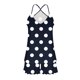 thumbnail image 5 of Conjunto de pijama de poliéster con tirantes finos y estampado de moda para mujer, 5 of 8