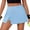 Light Blue, variant on Pinspark Golf Skirts for Women High Waisted Tennis Skort Lightweight Activewear Skorts with Pockets Built-in Shorts 16" Pickleball Skirt