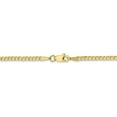 thumbnail image 3 of Primal Gold 10 Karat Yellow Gold 2.2mm Flat Beveled Curb Chain, 3 of 6