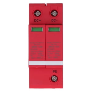 Surge Protection Device,2P Surge Protector Overvoltage DCPV Surge Protector Surge Protective Arrester Device Remarkable Clarity