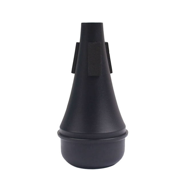 EeaseCA Professional Trumpet Straight Practice Cup Mute Lightweight Silencer Musical(Black)