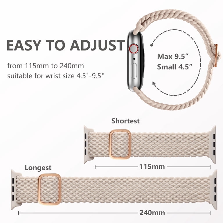 Comvin Apple Watch Bands, Stretchy Adjustable Nylon Loop  display picture 3