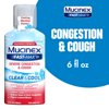 Mucinex Fast-Max Maximum Strength Severe Congestion & Cough Clear & Cool, Multi-Symptom Relief, Cough Suppressant, Expectorant, Nasal Decongestant, Menthol Flavor, 6 FL OZ