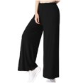 thumbnail image 6 of Wide Leg Pants Women Modal Cotton Soft Casual Lounge Comfy Stretch Sleepwear Workout Gym Yoga Pants with Pockets, 6 of 7