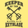 thumbnail image 2 of Junior's Kingdom Hearts 1 Clashing Blades Racerback Tank Top Banana X Large, 2 of 4