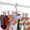 LLNew--Pink, variant on 100Fens Clothes Drying Racks Small Folding Portable Underwear Hangers with Clips Socks 12 Clips 360° Rotatable Hook for Drying Towels Bras Baby Clothes Gloves Plast