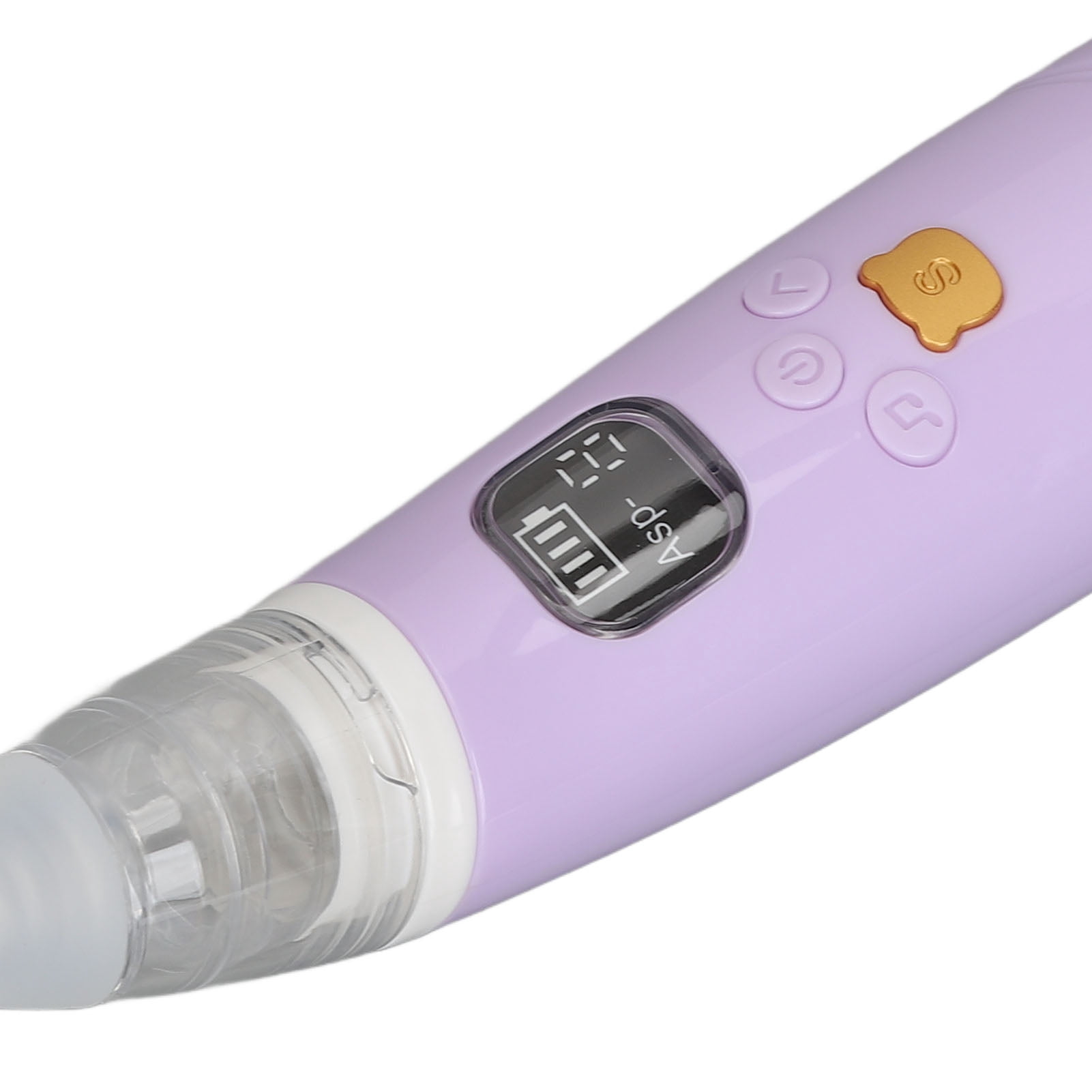 Yajisi Electronic Infant Nasal Aspirator, Rechargeable Automatic Baby Nose Sucker with 3 Silicone Tips, Music & Light Soother, Purple