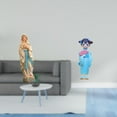 thumbnail image 2 of CarpNettore Blessed Virgin Mary and Japanese Geisha Kabuki Resin Statue Figurine Decorative Artwork for Office Car Desk Display Birthday Dollhouse Accessories, 2 of 8