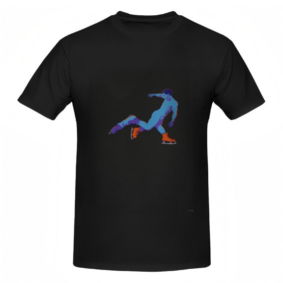 Figure Skating Graphic Tee - Athletic Style T-Shirt