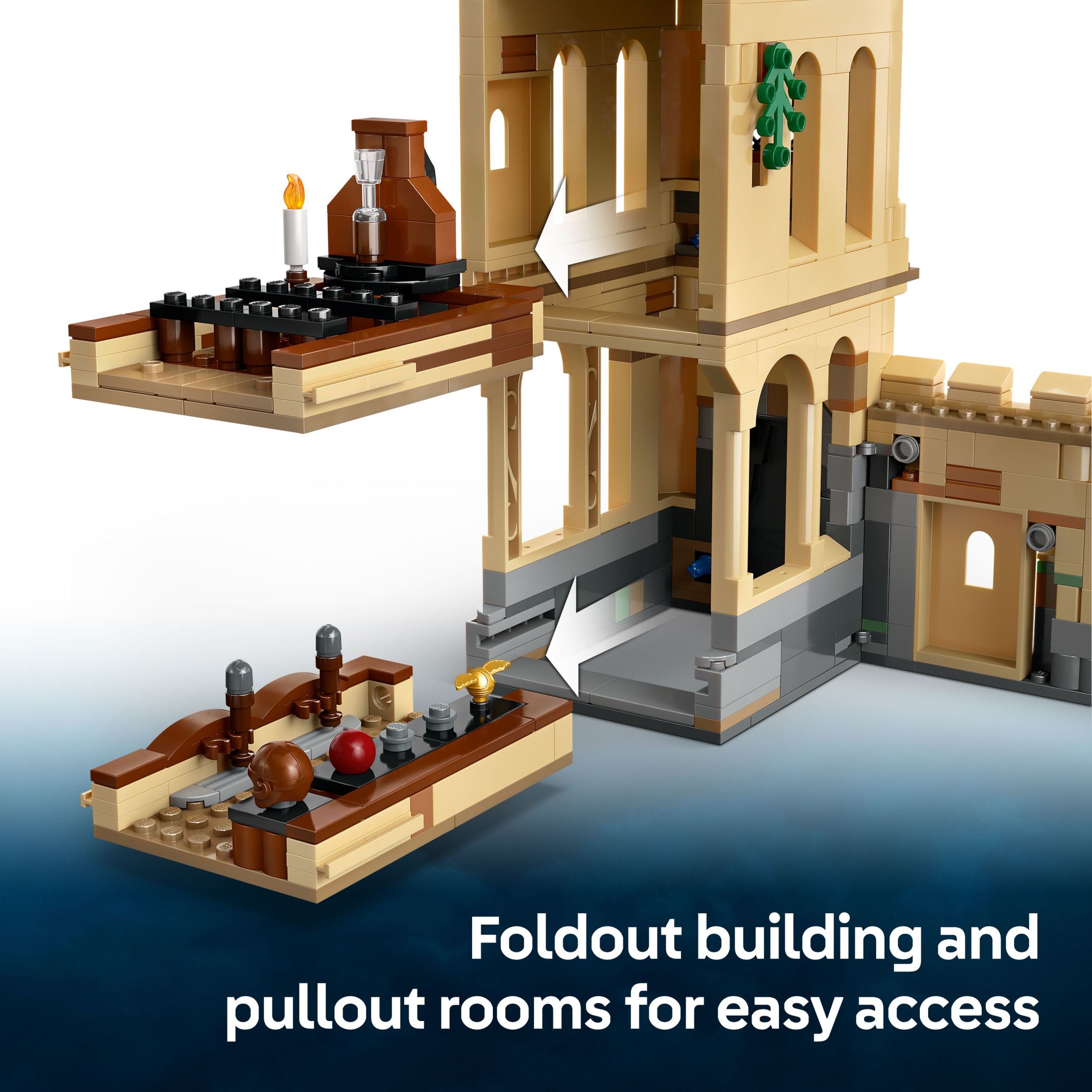 LEGO Harry Potter Castillo de Hogwarts: Lecciones de Vuelo Juguete de Construcción - Juguete de Magia para Niños y Niñas, Fans de Harry Potter, Mayores de 9 Años - Idea de Regalo de Cumpleaños - 76447 4