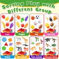 thumbnail image 3 of Juguetes de clasificación Toyze Montessori Sensory, 58 piezas, de 2 a 6 años, 3 of 7