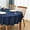 Navy, variant on Oval Tablecloth 60x84 Inch Polyester Fabric Table Cloth Solid Beige Heavy Duty Table Cover Washable for Dinning Home Party