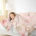 thumbnail image 5 of Feelyou Kawaii Butterfly Teens Bedding Comforter Set, Pink Spring Flower Floral Twin Comforter Sets, Fairy Tale Princess Reversible Bedding Set, Super Cozy Room Decor, 2-Piece, 5 of 9