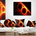 thumbnail image 4 of Designart Red Metal Construction - Abstract Throw Pillow - 12x20, 4 of 5