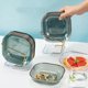 thumbnail image 3 of Plato de frutas Plato decorativo cuadrado Plato de frutas for el hogar Cocina Hotel Restaurante Plato de refrigerios Plato de dulces Juego de 4, 3 of 7