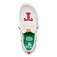 thumbnail image 2 of Men's Hey Dude White Texas Rangers Wally Casual Slip On Shoes, 2 of 7