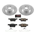 thumbnail image 3 of PowerStop Rear Z23 Evolution Sport Carbon-Fiber Ceramic Brake Pad and Drilled & Slotted Rotor Kit Fits: FORD Select Models K7723, 3 of 10