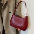 thumbnail image 1 of Monedero Para Mujer, Bolso De Hombro Rojo Espacioso Para Mujer, Multifunción, Suave Para Ir De Compras, 1 of 7