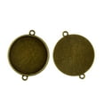 thumbnail image 2 of 20Pcs / Lot Cabochon Configuración Colgantes Bandeja Base de Bisel en de 25 Mm, 2 of 6