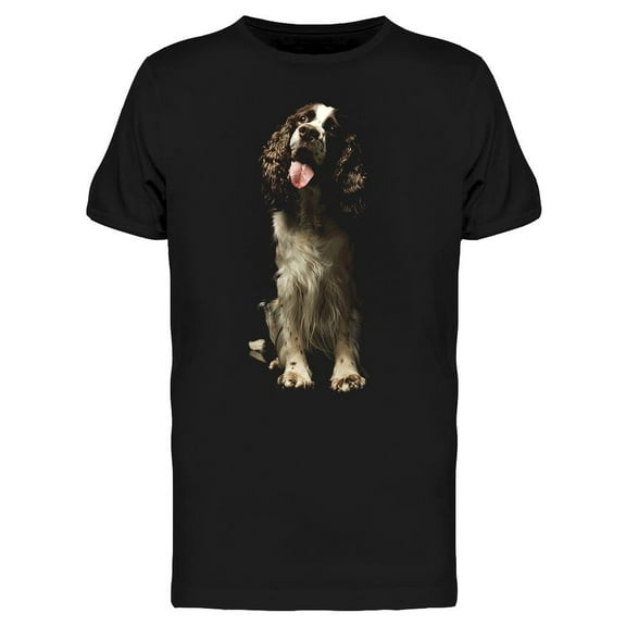 Adorable English Cocker  T-Shirt Men -Image by Shutterstock, Male Large
