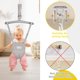 thumbnail image 2 of NLIO - Jersey de bebé 2 en 1 con gancho para el techo, arnés para caminar para bebés de 6 a 24 meses, puente l para jugar en interiores y exteriores, puente l con cadena ajustable, 2 of 5