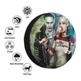 thumbnail image 4 of Suicide Squad Joker Harley Quinn Spare Tire Cover Waterproof Dust-Proof Universal Wheel Tire Cover Protector Accessories 14" 15" 16" 17", 4 of 7