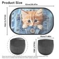 thumbnail image 6 of KUIFORTI Cat Car Window Shades for Kids, Cling Auto Window Shade for Baby In Car, Glare and UV Rays Protection, Suitable for SUVs, Minivans and Full Size Cars, 6 of 8