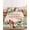 Red Green Beige, variant on Full Size Fitted Sheet Set - Christmas Cardinal 3 Piece Bedding Sets 16" Deep Pocket Fitted Sheet with 2 Pillowcases, Xmas Winter Watercolor Pine Flower Berry Brushed Microfiber Hotel Bed Sheets