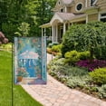 thumbnail image 2 of Yayeee Garden Flag 12" x 18" Double Sided Outdoor Yard Lawn Holiday Decorations, Blue Sea, 2 of 6