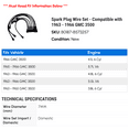 thumbnail image 2 of Spark Plug Wire Set - Compatible with 1963 - 1966 GMC 3500 1964 1965, 2 of 2