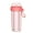 Pink, variant on Ludlz Portable double straw independent drink 2-in-1 Leak-proof Couple cup Children's cup Double-sided water bottle Double-layer water bottle Double sided cup with straw Two drinks
