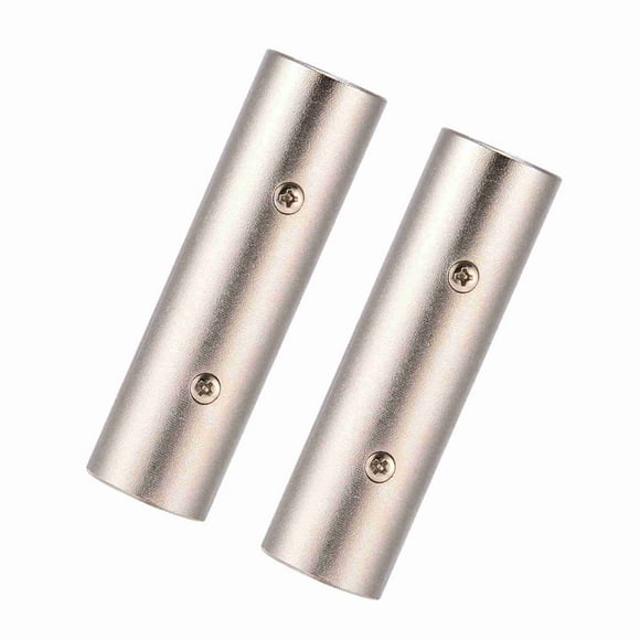 3 Pin XLR Male To Male Audio Connector, XLR Male To XLR Male Adapter Gender Changer Connectors, Zinc Alloy Shell, High Conductivity, for Microphone AMP