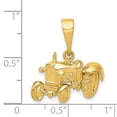 thumbnail image 2 of 14k Yellow Gold Tractor Charm Pendant, 2 of 2