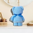 thumbnail image 6 of Bear Bath Towel Valentine's Day Gift Soft Absorbent Hand Towels for Wedding Graduation Baby Baptism Birthday Souvenir Supplies (Blue), 6 of 6