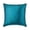 Turquoise Blue, variant on Decorative Pillow Cover, Turquoise Blue Decorative Pillow Covers For Couch 16x16 inch (40x40 cm), Velvet Pillow Covers, Solid Color, Crystal, Border - Turquoise Blue Crystal Palace