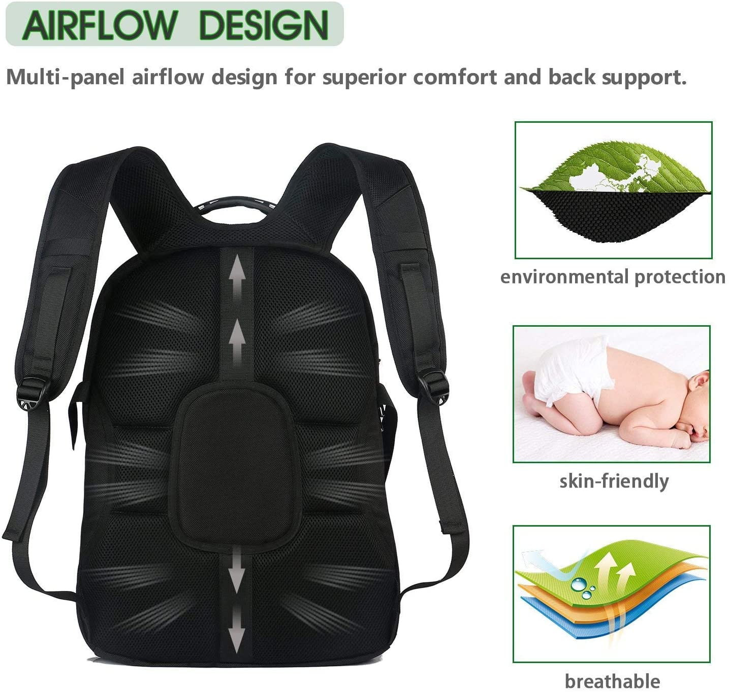 matein large laptop backpack