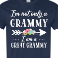 thumbnail image 4 of Inktastic I'm Not Only a Grammy I'm a Great Grammy with Flowers T-Shirt, 4 of 5