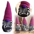 thumbnail image 5 of Clearance Under $10 | Set of 3 Knitted Gnome Plush Figure with Witch Hat for Halloween Tabletop Decor, 5 of 5